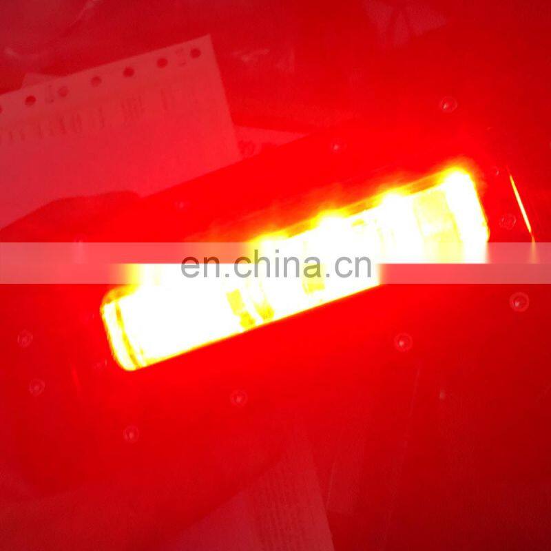 Sanfu red led light 6 inch  LED work light 10-30V 12W-RED  IP68 spot led  lamp 800lm warn work auto lamp