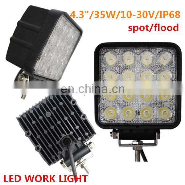 48w led work light flood beam 3360lm waterproof car lamp LED848W