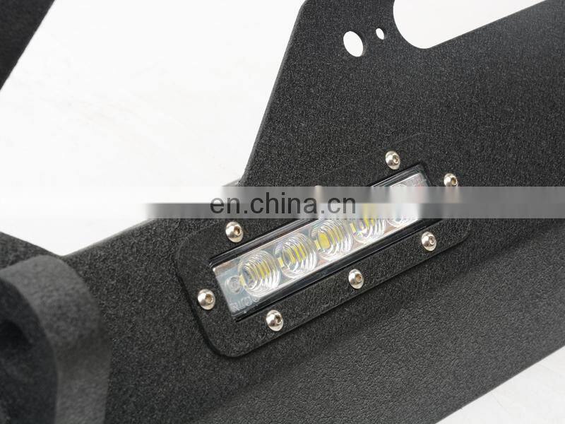 Car Front bumper with LED light for Jeep Wrangler JK 07+ bull bar spare parts