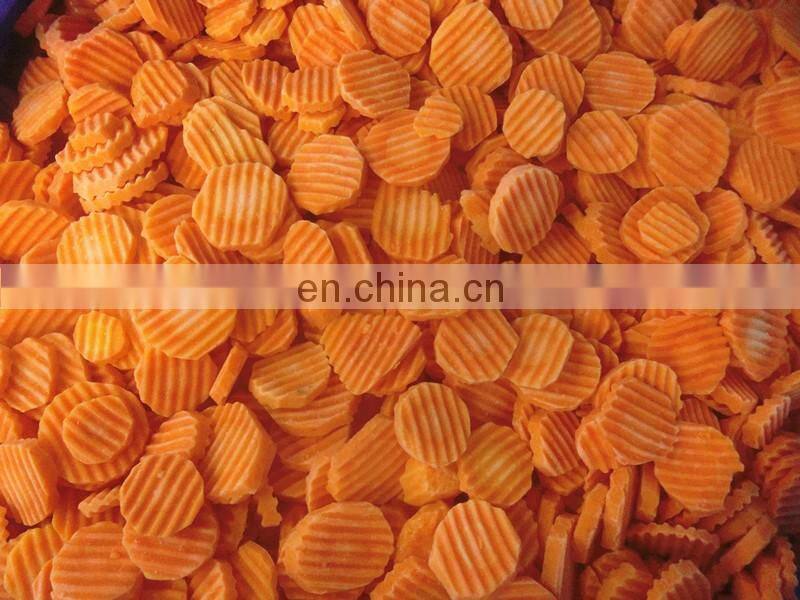 Sinocharm frozen vegetabble Top Grade Circular cut straight cut IQF Frozen Carrot Slices for sale
