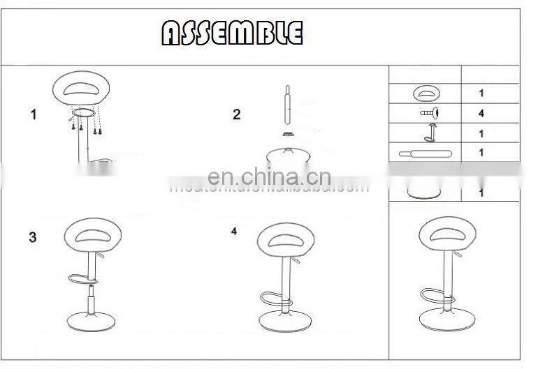 Wholesale price modern swivel bar stool luxury high bar stools