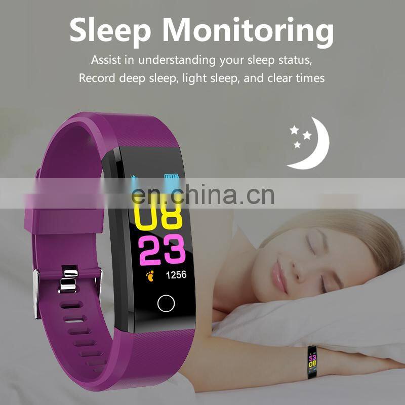 Smart Watch 115PLUS High Quality Man Waterproof Smartwatch Silicone Fitness Tracker smart watch band sport watch smart