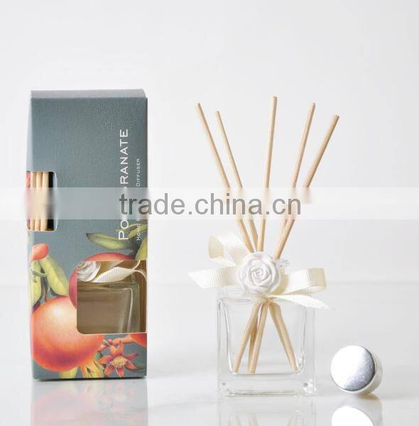 85ml Home fragrance Aroma Reed Diffuser with glass bottle and clay decoration SA-0043