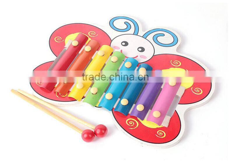2015 China Factory Wholesale Musical instrument wooden funny baby toys