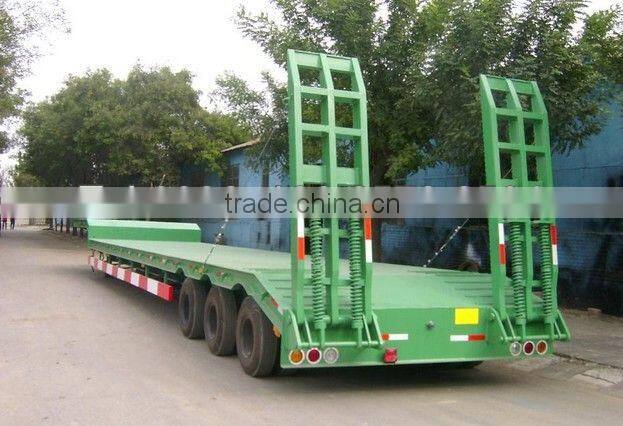 50T low bed semi trailer low bed trailers model 0086-13635733504