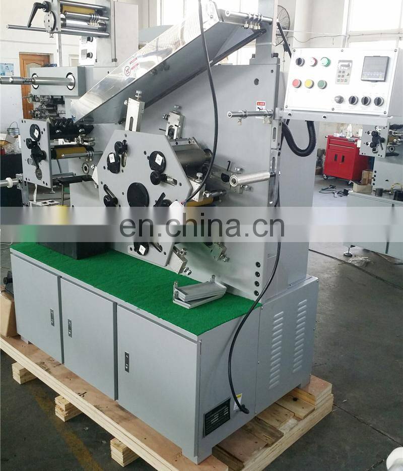 UGS42S Automatic roll to roll fabric washable label flexo Label Printing Machine, flexographic wash care cotton ribbon printer