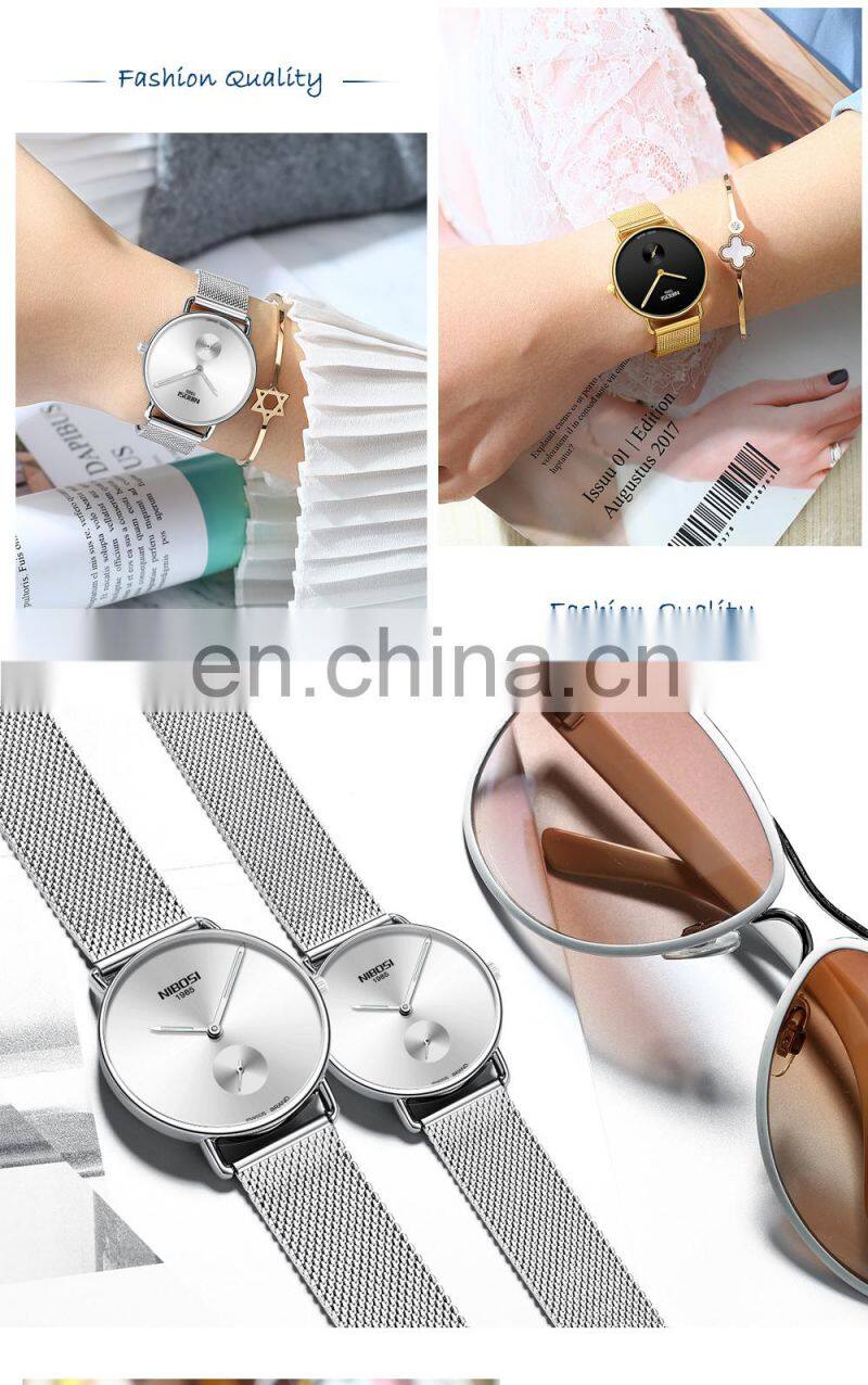 NIBOSI Brand Luxury Lover Watch Pair Waterproof Men Women Couple Watch Quartz Wristwatch Male Female Bracelet Relogio Masculino