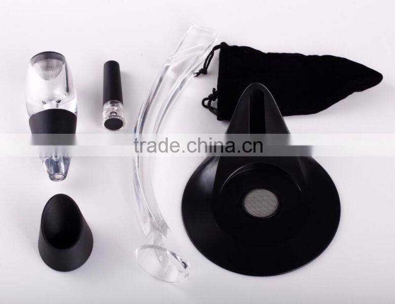 Zazzol 3 Stage Red Wine Aerator, Magic Wine Aerator Decanter to Improve Wines and Add Air with Best Wine Aeration