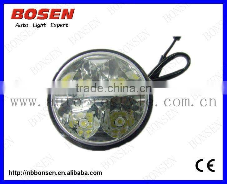 round shape auto LED Daytime Running DRL light