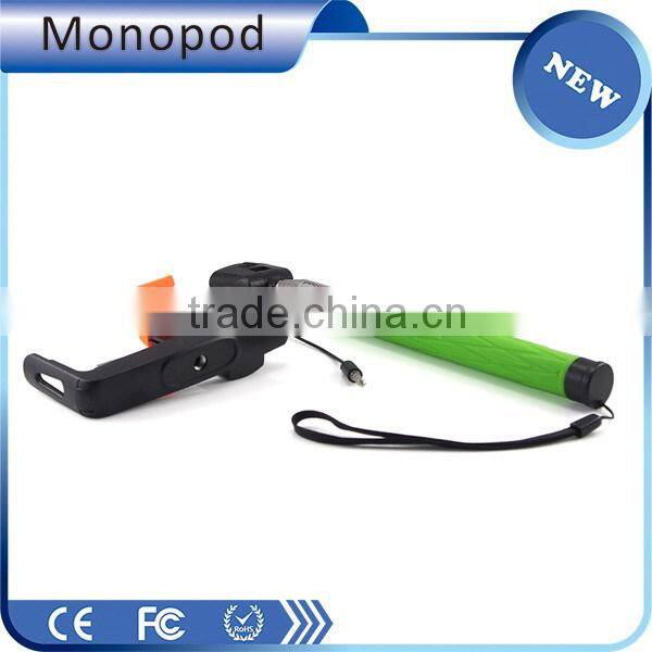 Cheap top sell hot selling wired selfie stick