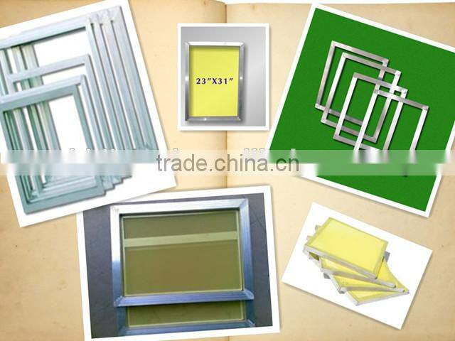 China Good Quality 9"*19" Extruded Aluminum Screen Printing Frame/No Mesh Aluminum Screen Print Frame