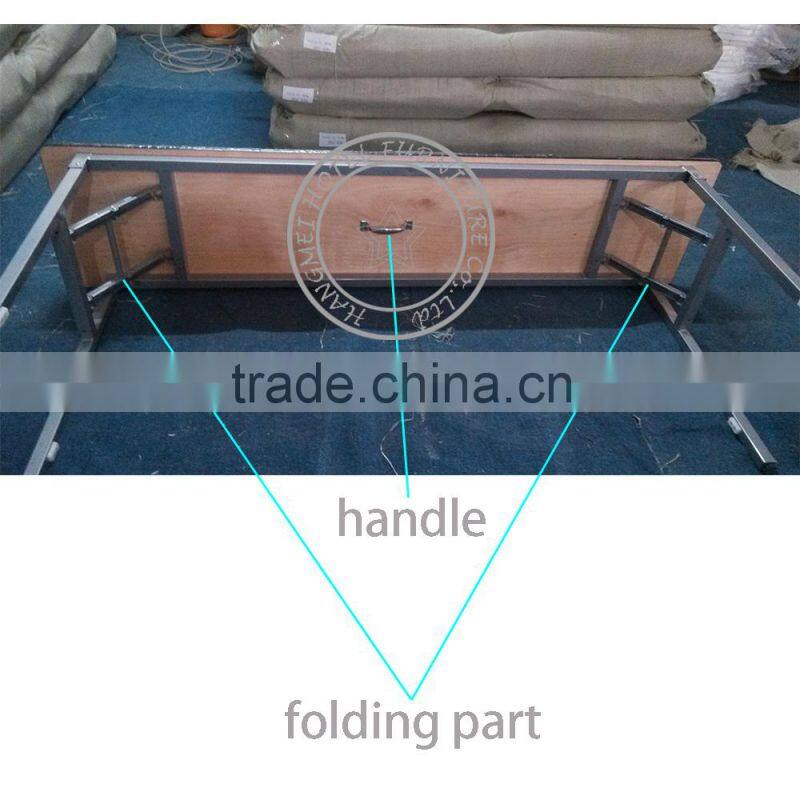 China Manufacture Folding Melamine Rectangle Table Top