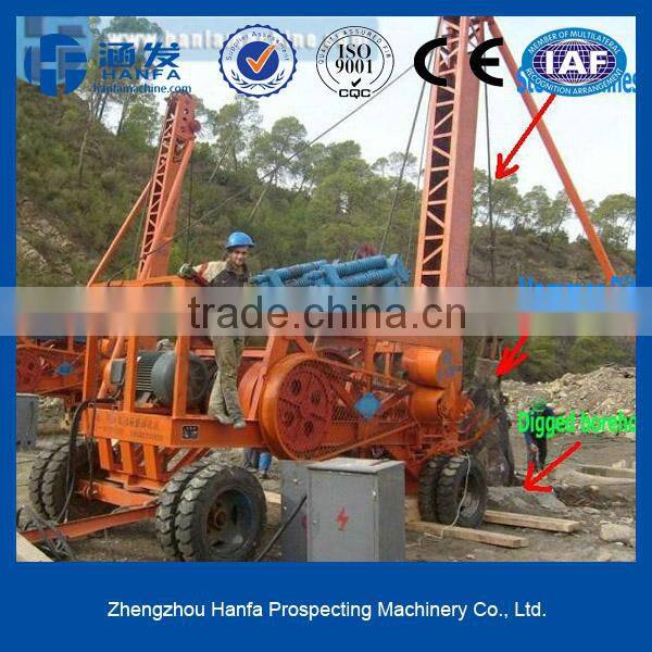 2015 best choice!Most popular in the market!!!HF-6A trailer type practical piling rig