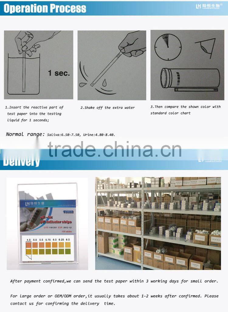high quality pH indicator strip
