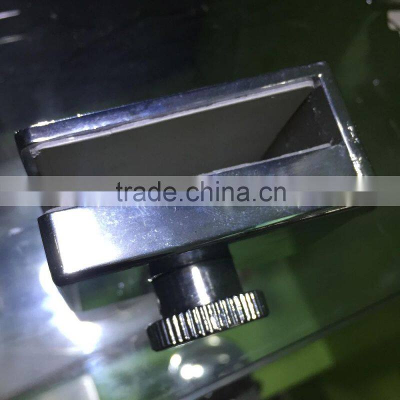 FT-72 sliding glass door lock turn knob lock glass fitting patch fitting for frameless door