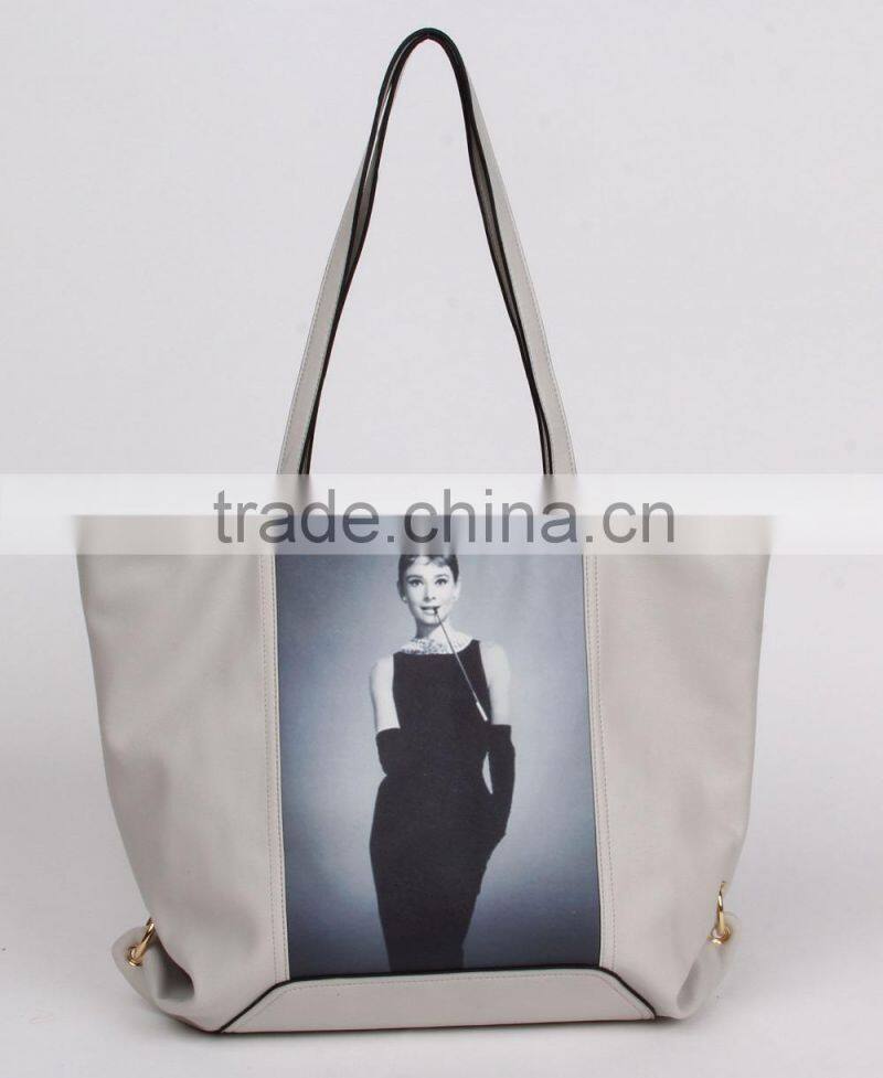 2015 Fashion Wholesale Lady Handbag Pu Elegance Designer Women Handbag