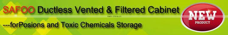 SAFOO China new Lab Ductless Filtering venting Storage Cabinet for Flammable Toxic corrosive Chemicals