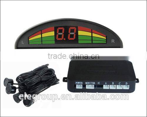 Universal for all cars Rear alarm sensors with 3 color LED monitor Alarm by Bibi sound