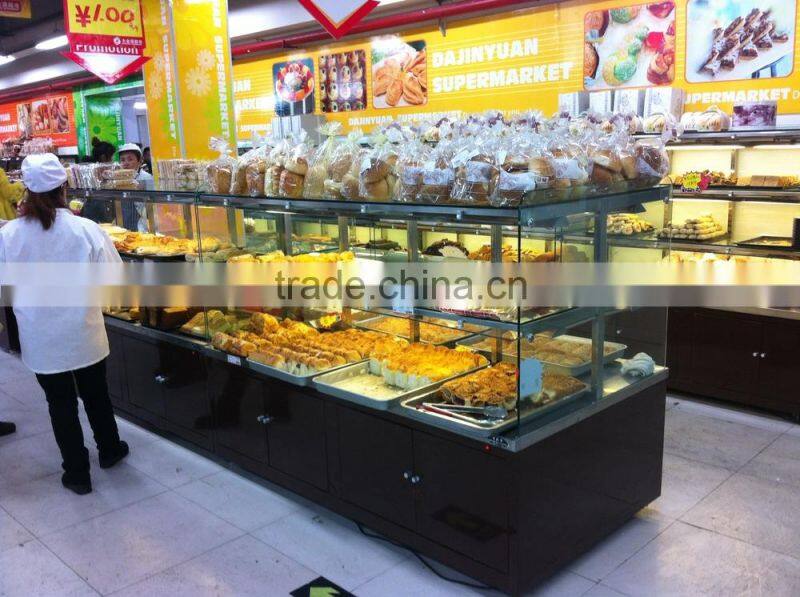 APEX double sides cake showcase/bakery showcase/cake display case