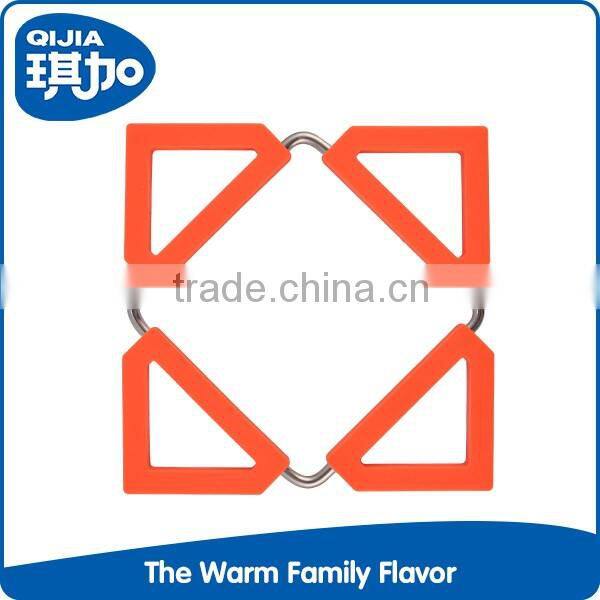 Easy clean stainless steel frame heat resistant placemats and coasters