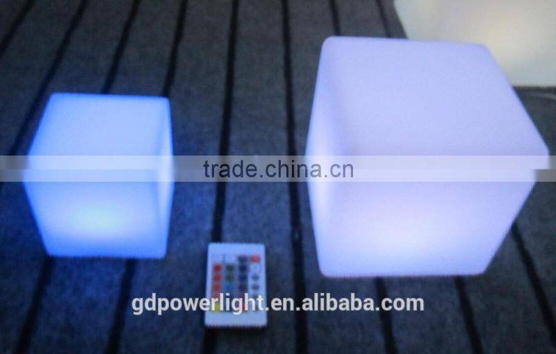 LED light decotative cube with remote control C002