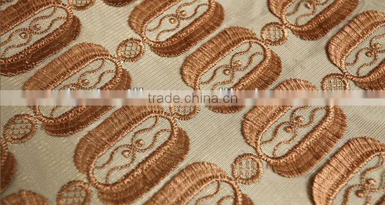 Fashion elegant top grade polyester embossing luxury wholesale curtain