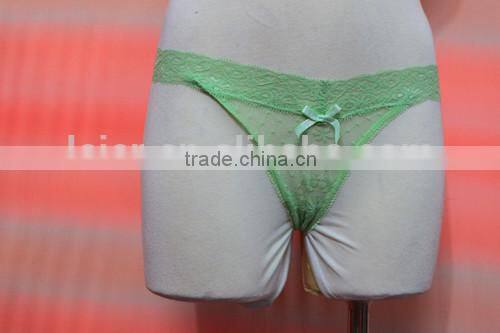 sexy cheap open crotch lace panties disposable underwear / disposable ladies panties models