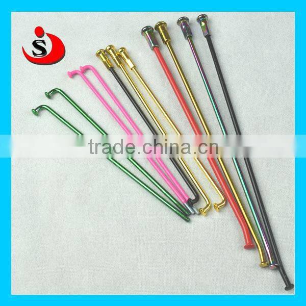 Motorcycle Colorful Stainless Steel Spokes And Nipples