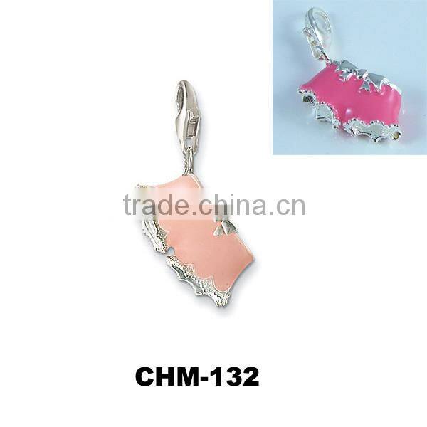 Alloy Slipper Charms Jewelry Accessories Design Mini Charms Pendant