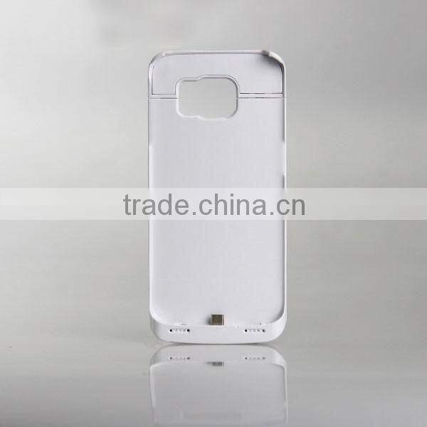 Hot sell external power battery case for Samsung galaxy S6 edge 4200mAh