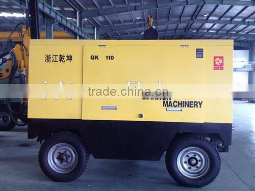 QianKun electric portable large mining screw air compressor
