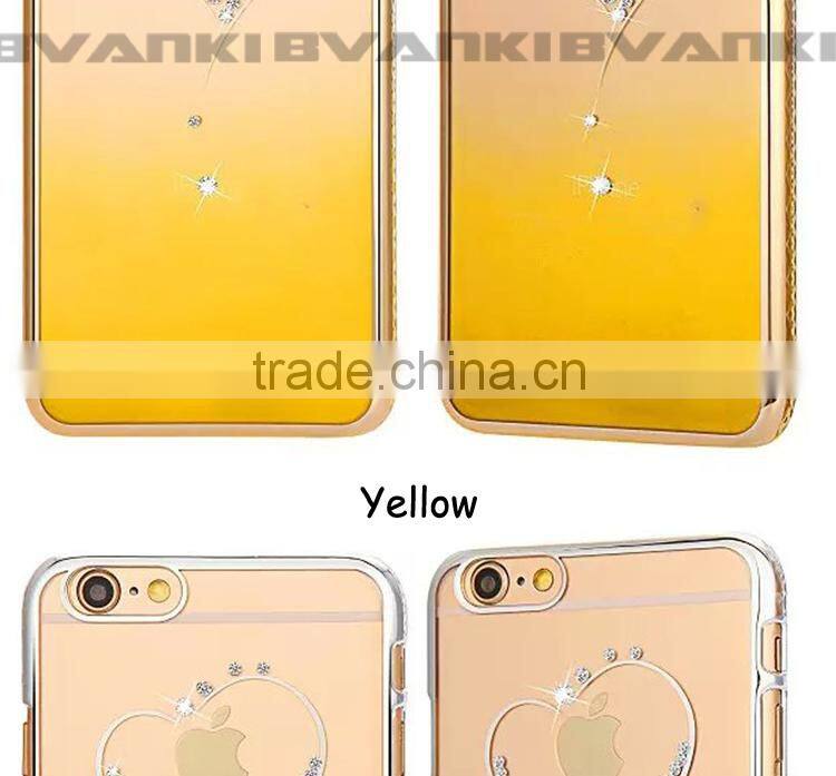 Hot Bling Mobile Phone Cover Sublimation For iPhone Cover,Mini PC Case For iPhone 6 Housing Back Cover Celulares Grandes