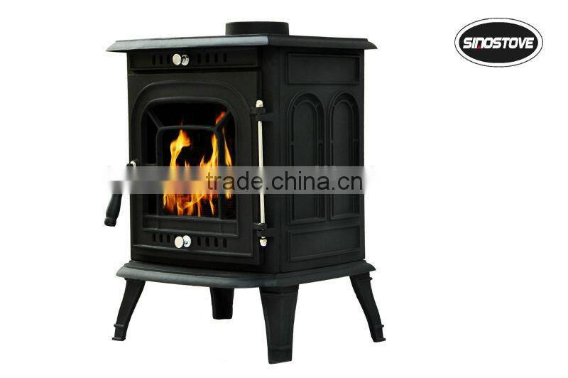 freestanding cast iron wood stove 1081