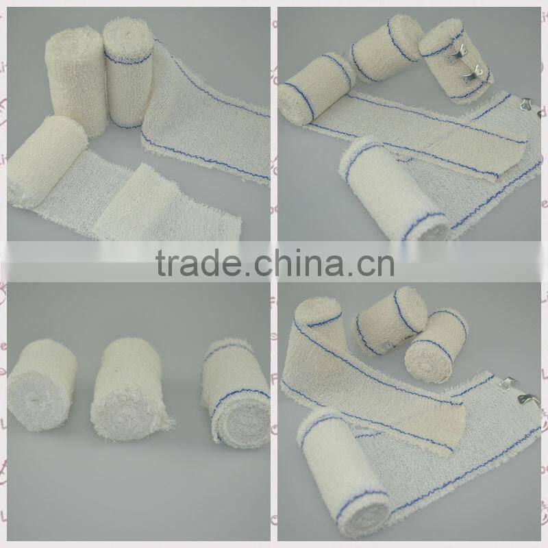 YD20071 green color cotton HIGH ELASTIC BANDAGE