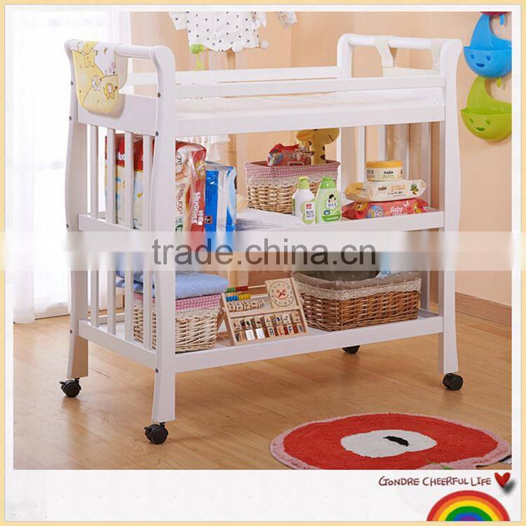 Modern bedroom furniture diaper changing table/baby changing table
