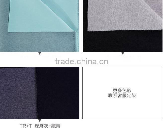 2016 comfortable space cotton fabric for women Baseball uniform sweater fabric