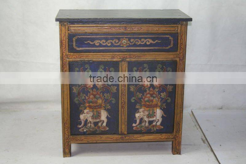 one drawer two door tibet cabinet