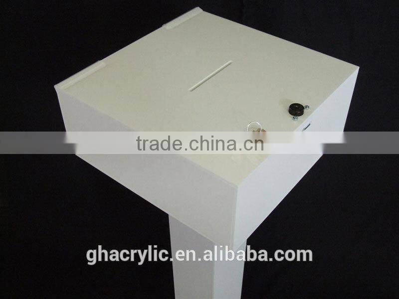 Modern customized acrylic box with lock,high quality boxes