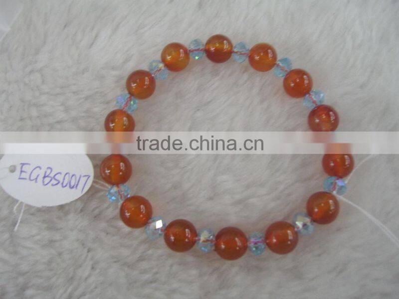 Colorful Round Beads Nature Gemstone Bracelet Wholesales