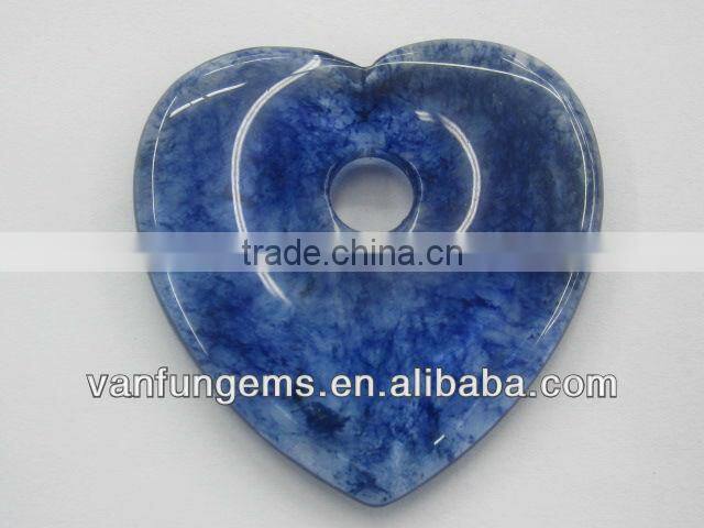 Wholesale Synthetic Opal heart shape pendant