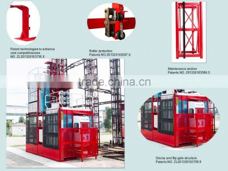High quality SC serial construction electric lifting hoist elevator