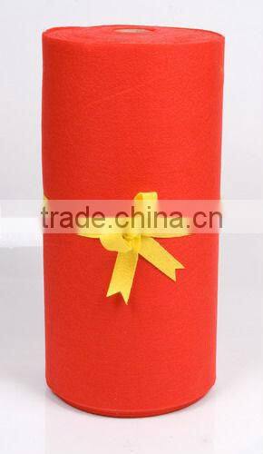 soft scarlet non woven fabric material