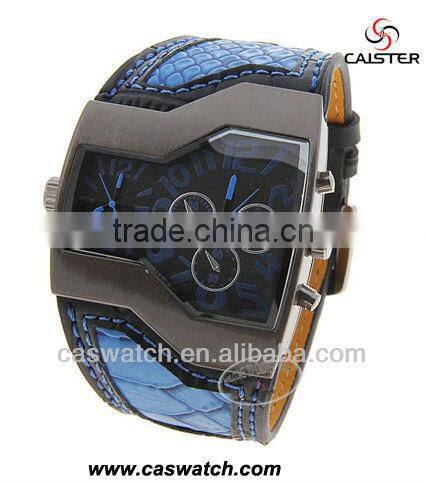 2013 New double movements double time-zone GMT sport watch