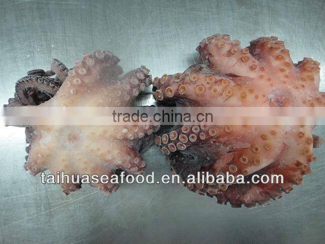 frozen and fresh octopus