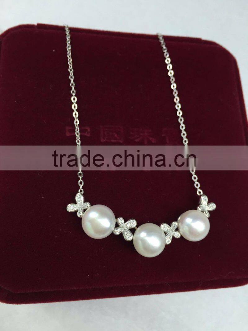 hot seal beautiful real pearl necklace
