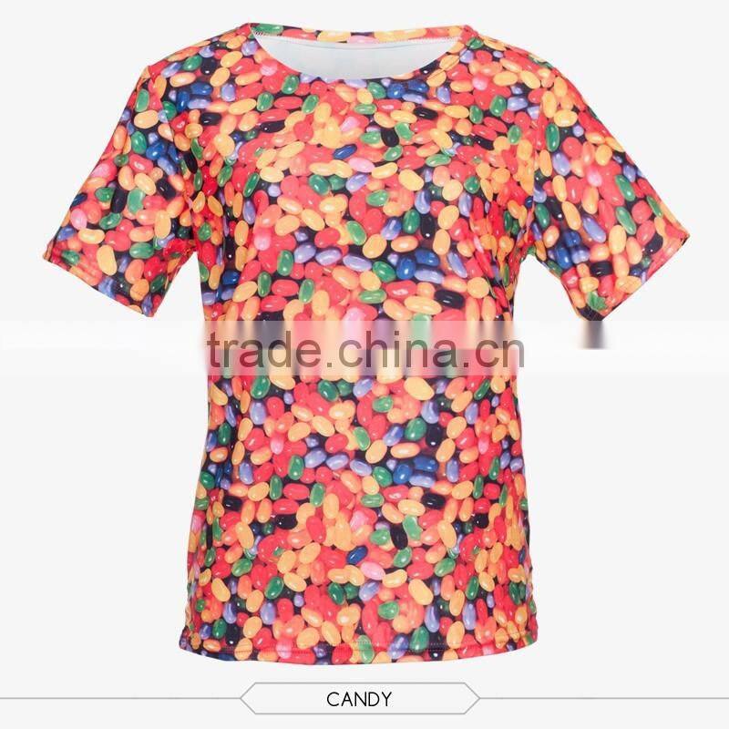 digital print 3D print latest high quality ready stock wholesale fashion plus size brand t-shirt