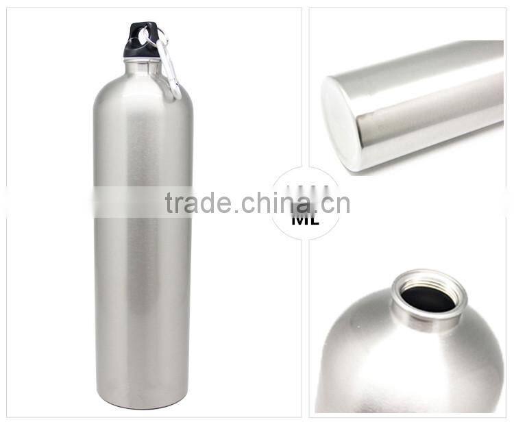 Outdoor 500ml 750ml 1000ml portable stainless steel sport bottle