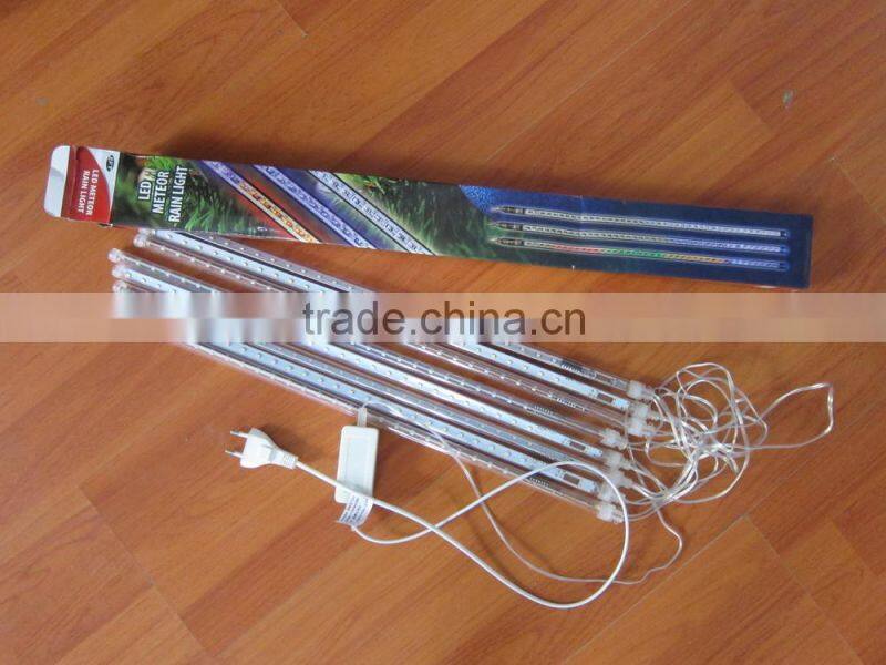 Cheap price 220v,50cm factory led meteor tube light for wedding decoration