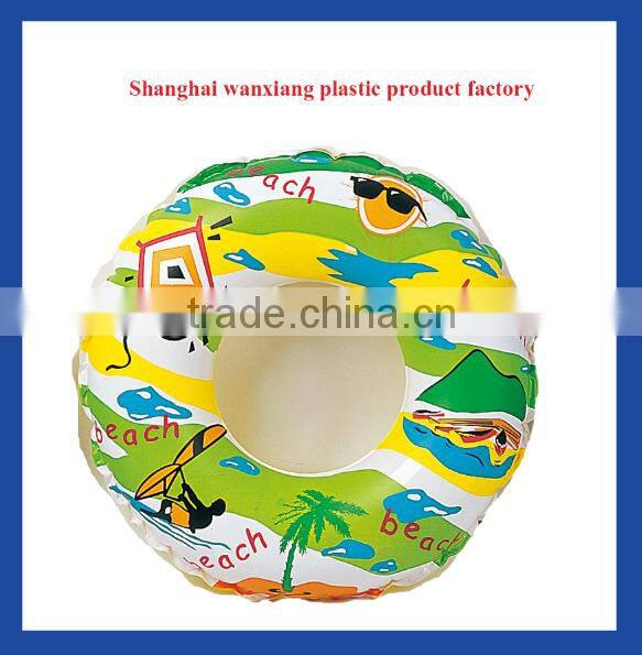 2016 Promotional inflatable colorful swim ring inflatable carton swim ring