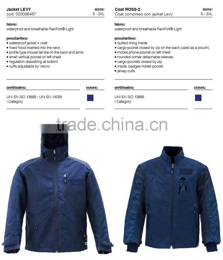 two layer and half laminated waterproof and breathable jacket and pants